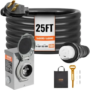 25Ft VEVOR 50A Gen Cord